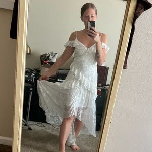 PEMBERLEY FLORAL HIGH LOW DRESS